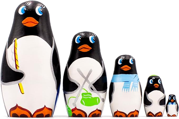 Nesting Dolls Penguin 5 pcs