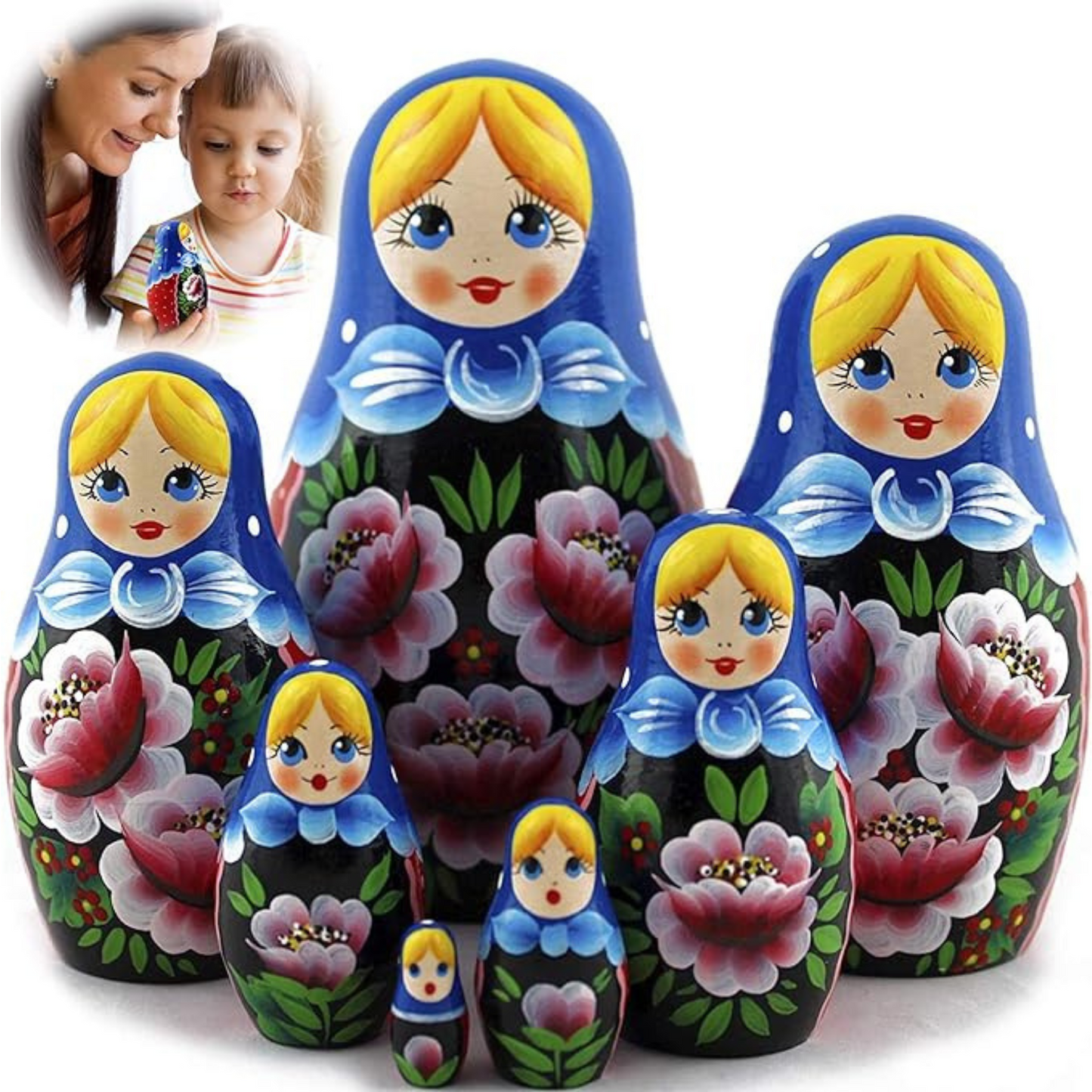 Nesting Dolls 7 pcs Babushka