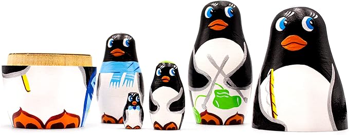 Nesting Dolls Penguin 5 pcs