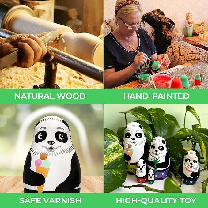 Nesting Dolls Panda 5 pcs