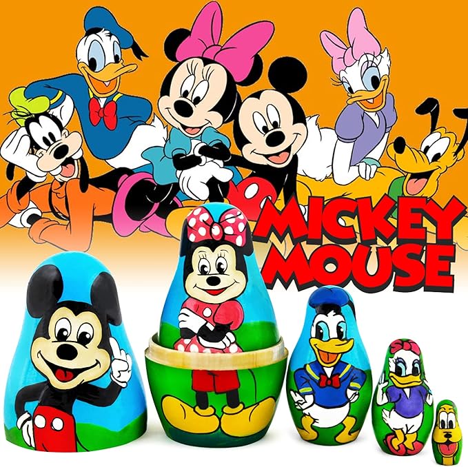 Nesting Dolls Mickey Mouse 5 Pcs