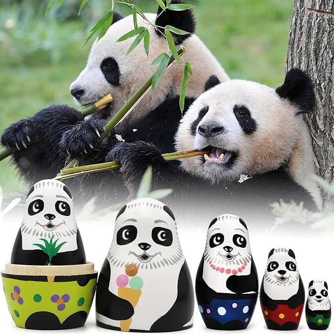 Nesting Dolls Panda 5 pcs