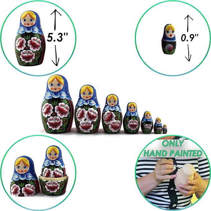 Nesting Dolls 7 pcs Babushka