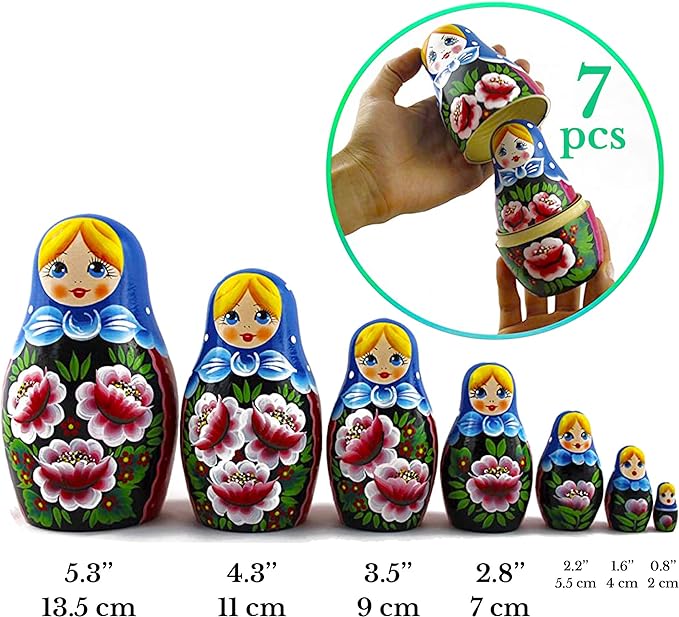 Nesting Dolls 7 pcs Babushka