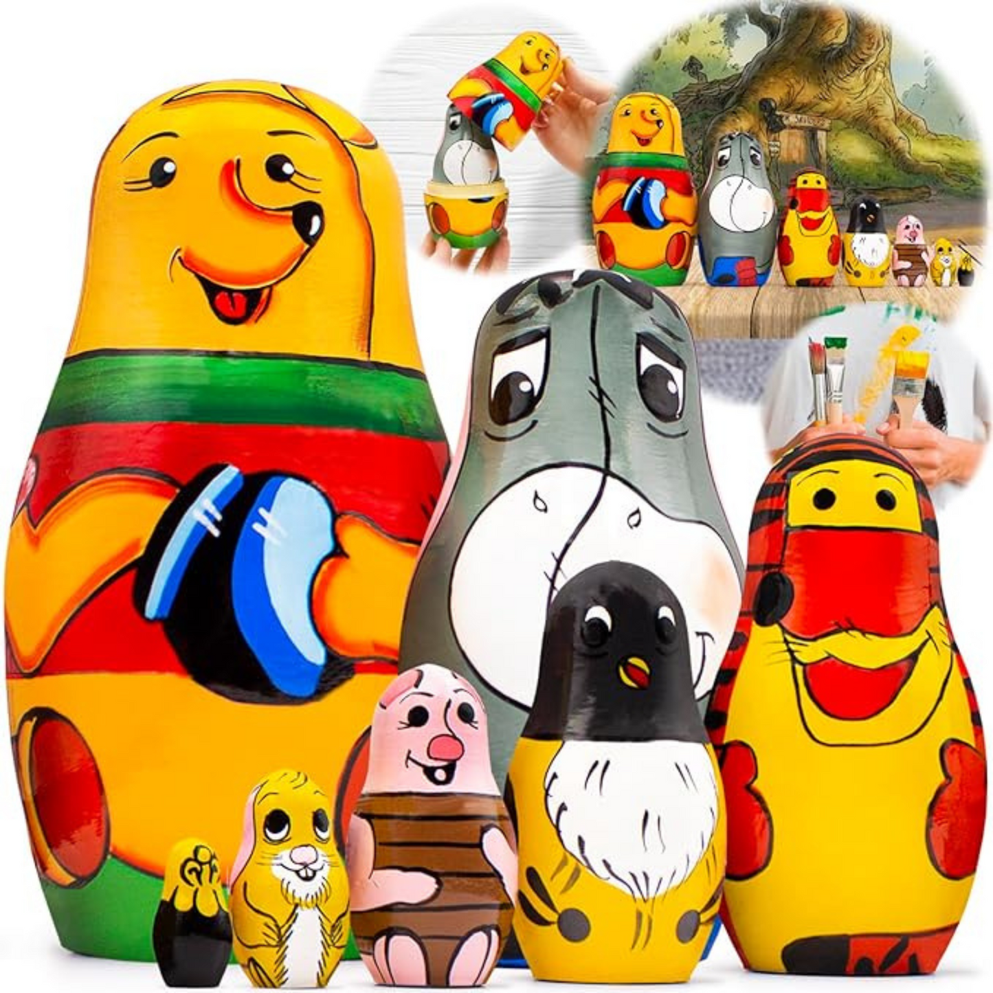 Nesting Dolls Winnie the Pooh  7 pcs