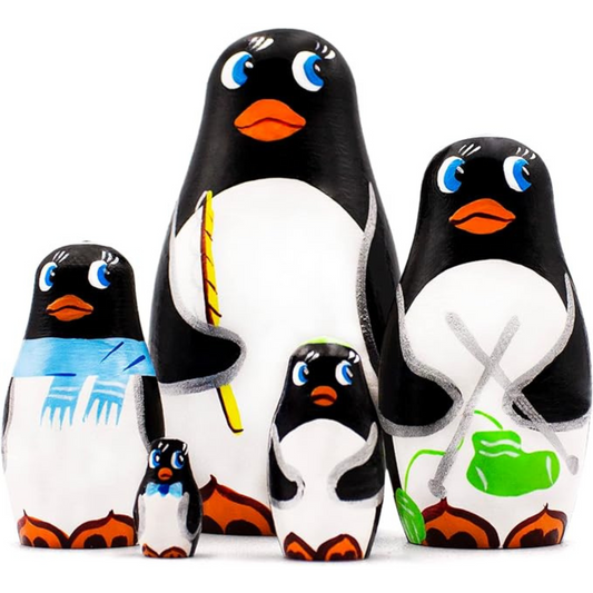 Nesting Dolls Penguin 5 pcs